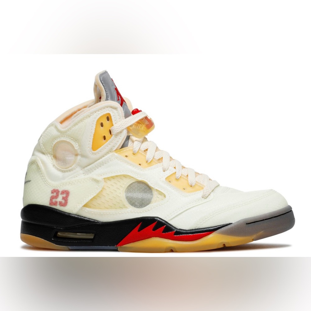 Jordan x Off-White Air Jordan 5 Retro SP "Sail" sneakers - Picture 2 of 12
